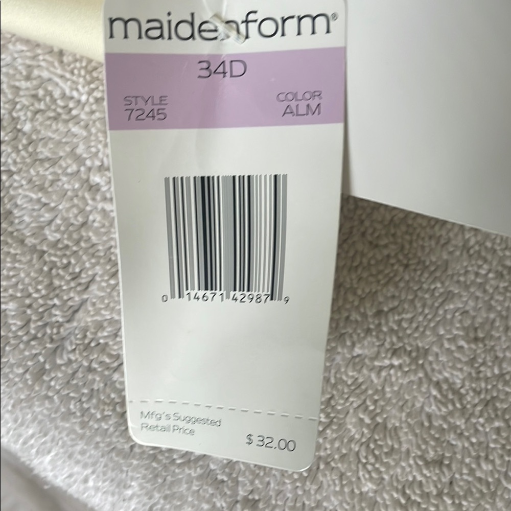 Strapless Cream Bra - Picture 2 of 5